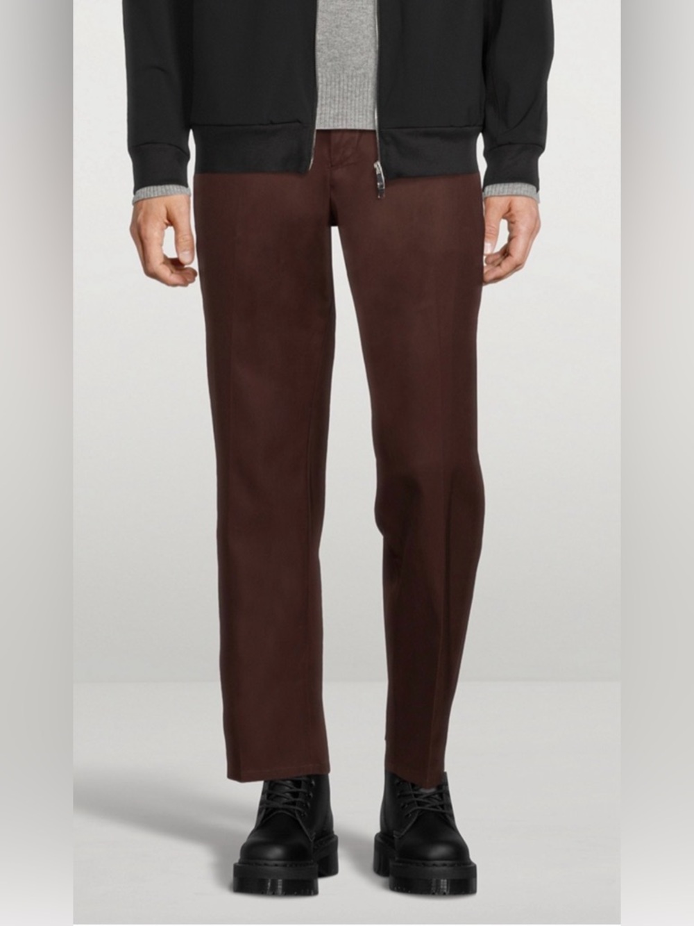 Jil Sander Cotton Gabardine Straight Leg Pants - Size 48